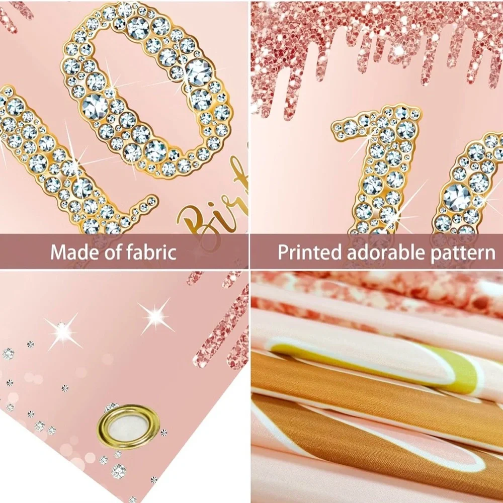 Sweet 10th Birthday Banner